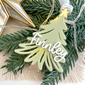Acrylic Christmas Tree Ornament