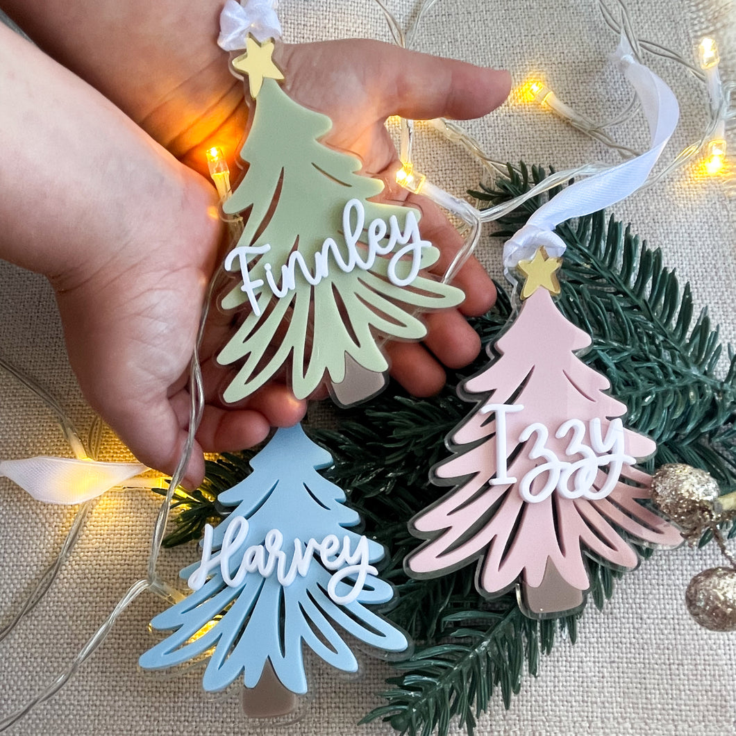 Acrylic Christmas Tree Ornament