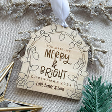 Load image into Gallery viewer, Fingerprint Christmas Ornament
